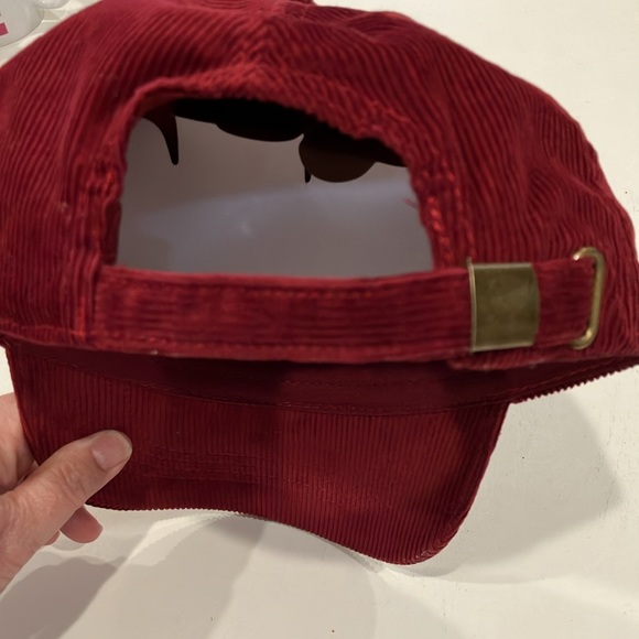 Simply Southern | Burgundy Corduroy Baseball Cap - Picture 9 of 11